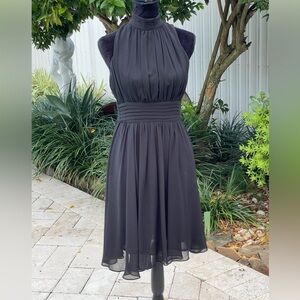 Zara Black Halter Midi Dress